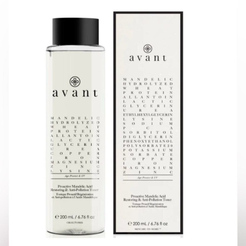 Avant Proactive Mandelic Acid Restoring & Anti-Pollution Toner 6.76 oz 200ml ❤️